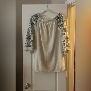 Cotton Embroidered Coverup